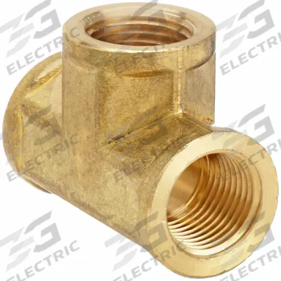APPROVED VENDOR Metal Pipe Tee: Tee, 1/2 in x 1/2 in x 1/2 in, 1,000 psi, 2 1/8 in Lg - Threaded High-Pressure Pipe Fittings for Potable Water