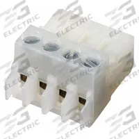 Actuator Terminal Block: M9106, Compatible with M9106-GGA-2, 4 Terminals (MPN M9000-106). Key specifications — Manufacturer Part Number: M9000-106; Compatible with Brand: Johnson Controls; Compatible with Series: M9106; Product Type: Terminal Block; Brand: JOHNSON CONTROLS.