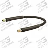 Hydraulic Hose Assembly: 1/4 in ID, NPTF x NPTF, 2 ft Lg, Black, 3/8 in x 3/8 in Fitting Size (MPN CS3814A). Key specifications — Hose Color: Black; Hose Tube Material: Rubber; Fitting Type: NPTF x NPTF; Manufacturer Part Number: CS3814A; Brand: BVA HYDRAULICS.