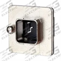 METZ CONNECT Central Screw Mounting: Central Screw Mounting, 1 Ports, Metal, IP65/IP6X/IPX7, Gray (MPN 14010833C0MC). Key specifications — Brand: METZ CONNECT; IP Rating: IP65; Product Type: Central Screw Mounting; Color: Gray; Material: Metal; Compatible Inserts: E-DAT Industry RJ45 Coupler Insert or E-DAT Industry USB Coupler Insert; Housing Type: Flange.