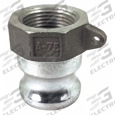 APPROVED VENDOR Cam and Groove Adapter: 3/4 in Coupling Size, 3/4 in Hose Fitting Size - Type A Aluminum Cam & Groove Fittings
