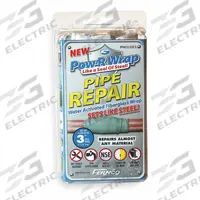 FERNCO Pipe Repair Kit: Resin Fiberglass, 3 in W x 132 in L Wrap Size, 1 1/4 in – 3 in Pipe Size (MPN FPW3132CS). Key specifications — Wrap Size: 3 in W x 132 in L; Color: Gray; Material: Resin Fiberglass; Includes: Tape within Foil Bag; Repair Product Type: Repair Wrap Kit; Brand: FERNCO.