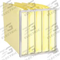 GRAINGER Pocket Air Filter: 20 in x 20 in x 22 in, MERV 14, Yellow, Synthetic, 5 Pockets (MPN 2JUZ1). Key specifications — Display Sell UOM: EA; Brand: GRAINGER; Media Material: Synthetic; Performance Rating: MERV 14.