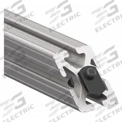 Joining Plate: 45° Support, 15 Series, 12 in x 1 1/2 in x 1 1/2 in, For 21/64 in Slot Wd, 2 Holes (MPN 2535). Key specifications — Material: Aluminum; Mounting Type: Slide-In; Brand: 80/20; Finish: Anodized.