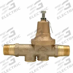 WILKINS Water Pressure Reducing Valve: M x M, 3/4 in Pipe Size, Cast Bronze, 75 psi to 125 psi (MPN 34-600XLDM). Key specifications — Brand: WILKINS; Union Type: No Union; Low-Lead Compliance: Low-Lead Compliant.
