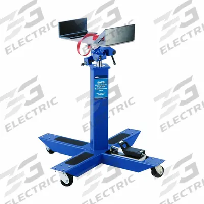 OTC Transmission Jack: High-Lift Transmission Jack, Hydraulic, 1 ton Load Capacity - Transmission Jacks