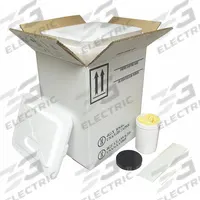 BERLIN Hazardous Material Shipping Kit: 11 in x 9 in x 13 3/4 in, ( 1 ) : 20 oz Jar, 4G/X8.5/S, 4 PK (MPN HMS-69110). Key specifications — Brand: BERLIN; Color: White; Standards: UN Rated; UN Rating Solid: 4G/X8.5/S.