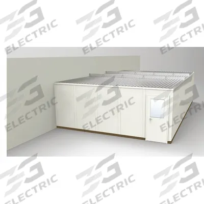 PORTA-FAB Modular In-Plant Office: 32 ft x 20 ft x 8 ft, 3 Walls, Steel-Covered Drywall - 3-Wall Unassembled In-Plant Offices