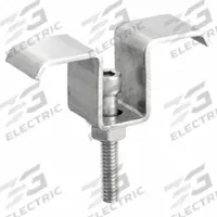 FIBERGRATE Fiberglass Grating Clip: 316 Stainless Steel, Fits 1 1/2 in Bearing Bar Spacing (MPN 710410/25)