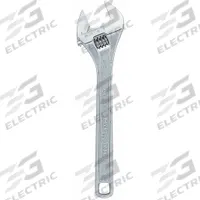 CHANNELLOCK Adjustable Wrench: Alloy Steel, Chrome, 15 in Overall Lg, 1 1/2 in Jaw Capacity (MPN 815). Key specifications — attr309359: Chrome; attr324924: CHANNELLOCK; attr309358: Alloy Steel.