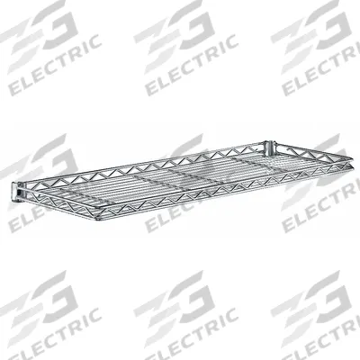 METRO Wire Cantilever Shelf: 60 in x 12 in, 1 Shelves, Split Sleeve, 150 lb Load Capacity - Cantilever Wire Shelves for Dry Use