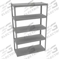 TENNSCO Boltless Shelving: Standalone, Extra-Heavy-Duty, 60 in x 24 in, 96 in Overall Ht, 5 Shelves (MPN RXHS-602496). Key specifications — Finish: Powder Coated; Maximum Post Load Capacity: 13,000 lb with Beam Evenly Spaced at 24 in; Decking Material: Steel; Color: Medium Gray; Beam Profile: Channel; Brand: TENNSCO; Side Panel: Open.