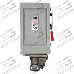 SIEMENS Safety Switch: Non-Fusible, 100 A, Three Phase, 600V AC, Galvanized Steel, Indoor (MPN HNF363JCH). Key specifications — attr867074: SIEMENS; attr925469: Crouse-Hinds Arktite.