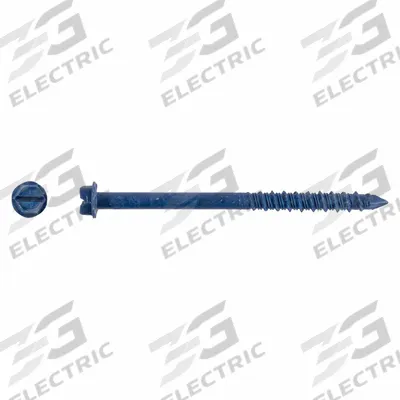 TAPCON Screw Anchor: 3 1/4 in Overall Lg, 1/4 in Dia, Steel, External Hex, Hex - Hex-Head Screw Anchors