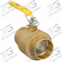 APOLLO Manual Two-Way Ball Valve: 3 in, Brass, Straight, Sweat x Sweat, 400 psi Max. Pressure (CWP) (MPN 94A20001). Key specifications — Brand: APOLLO; Handle: Lever.