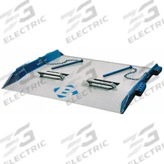 BLUFF Dock Board: 20,000 lb Load Capacity, 60 in Overall Lg, 60 in Overall Wd, Diamond Treadplate (MPN 20T6060). Key specifications — Material: Steel; Brand: BLUFF.