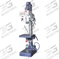 DAYTON Floor Drill Press: Geared Head Drive, Fixed Speed, 115 RPM – 3,150 RPM, 230V AC /Three-Phase (MPN 53UH08). Key specifications — attr22849: 115 to 3150 RPM; attr22858: 240V AC; attr73523: Tapping; attr22856: Geared Head; attr73570: Three-Phase; attr22850: 11 in; attr22846: 2 hp; attr22840: 8 A.