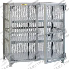 LITTLE GIANT Bulk Storage Locker: 61 in x 27 in x 52 in, 2 Fixed Shelves, Legs, Gray, Gray, Shelves (MPN SC2-2460-NC). Key specifications — Brand: LITTLE GIANT; Body Panel Type: Ventilated; Base Type: Legs; Cabinet Color: Gray; Frame Assembled: Assembled.