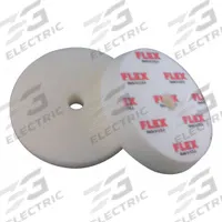 FLEX NORTH AMERICA Polishing Pad: Pad, Hook-and-Loop, Hook-and-Loop, Foam, 5 1/2 in Outside Dia (MPN 750126). Key specifications — Texture: Smooth; Material: Foam; Product Type: Pad; Compatible Tool Type: Polishers; Color: White; Compatible Surface Material: Fiberglass; Features: Molded Sanding Finish; Brand: FLEX NORTH AMERICA.
