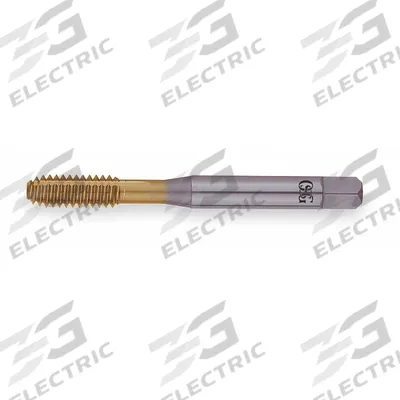 OSG Thread Forming Tap: #6-32 UNC, H5, Bottoming Chamfer, TiN Coated Cobalt (MPN 1400110205) - General Purpose Thread-Forming Taps