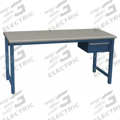 LISTA Workbench: Fixed Ht, Laminate, 72 in x 30 in, 1,000 lb Overall Load Capacity, Blue (MPN XSAP23-72PTBB). Key specifications — Brand: LISTA.