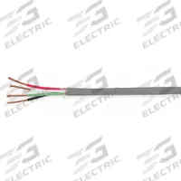 CAROL Power Limited and Communication Cable: 1,000 ft Cable Lg, 7 Strands, 22 AWG, Riser, S-R PVC (MPN E1004S.30.10). Key specifications — Application: Alarm Systems; Fire Rating: Riser; Insulation Material: S-R PVC; Jacket Material: PVC; Manufacturer Part Number: E1004S.30.10; Product Type: Unrated Communication Cable; Brand: CAROL; Conductor Gauge: 22 AWG.