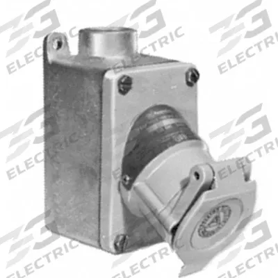 APPLETON ELECTRIC Receptacle: 1 Gang, GFCI, 125V AC, 20 A, 3 Pole - One-Gang Receptacles