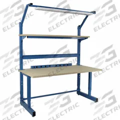 BENCHPRO Workbenches: Adj Ht, Particleboard, 60 in x 30 in, 1,000 lb Overall Load Capacity, Blue (MPN DPBC-5). Key specifications — Brand: BENCHPRO; Height Adjustability: Adjustable Height.