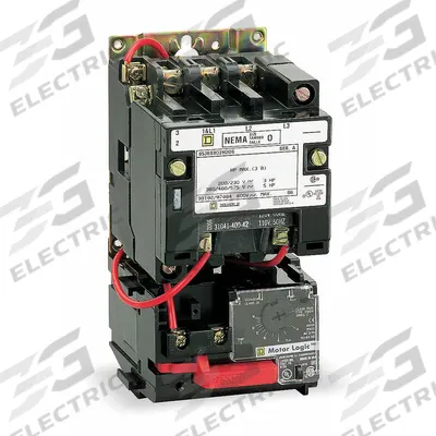SQUARE D NEMA Magnetic Motor Starter: Non-Reversing, 3 Poles, NEMA Size 4 - Non-Reversing Starters with Electronic Overloads