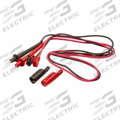 TRIPLETT Universal 48" Test Leads with Insulated Screw-On Alligator Clips (Female Jack) (MPN 79-374). Key specifications — Brand: TRIPLETT.