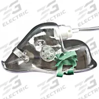 MEDSOURCE Oxygen Mask: 25 lpm Flow Rate - Max, 0 lpm Flow Rate - Min, PVC, Disposable (MPN MS-26041). Key specifications — Brand: MEDSOURCE; Disposable: Disposable; Includes: Oxygen Supply Tubing; Material: PVC; Standards: FDA.