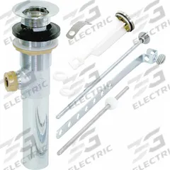 APPROVED VENDOR Drain Assembly: Brass, Chrome, 2 7/8 in Overall Dia, Slip, 2 7/8 in Pipe Dia (MPN 10901). Key specifications — Product Type: Drain Assembly; Brand: APPROVED VENDOR; Finish: Chrome; Material: Brass.