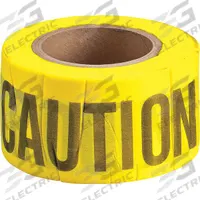 APPROVED VENDOR Barricade Tape: 150 ft Lg, 3 in Wd, Caution Legend, Wood Fiber, Yellow Color (MPN 91090). Key specifications — attr981695: Caution; attr981696: Black; attr377522: APPROVED VENDOR.