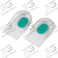 STEINS Heel Cushion: Silicone, 3 1/8 in Unit Lg, 1 1/4 in Unit Wd, 2 PK (MPN 768-1115-0001). Key specifications — Manufacturer Part Number: 768-1115-0001; Material: Silicone; Brand: STEINS.