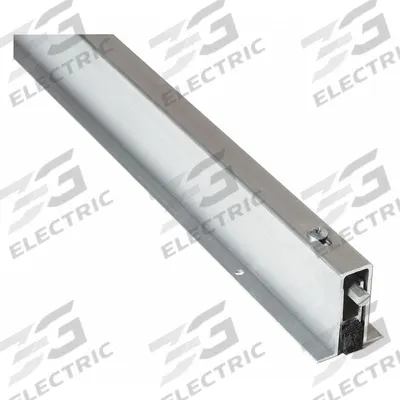 NATIONAL GUARD Automatic Door Bottom: Single Fin Insert, Aluminum, 48 in Lg, 1 3/4 in Wd - Automatic Door Bottoms