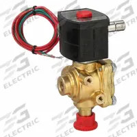 REDHAT Solenoid Valve: 4-Way, 1/4 in Pipe Size, 120V AC, Explosion Proof/Watertight, NAMUR Mount (MPN EF8342G001MS). Key specifications — Pipe Size: 1/4 in; Voltage: 120V AC; Brand: REDHAT; Coil Enclosure: Explosion Proof.