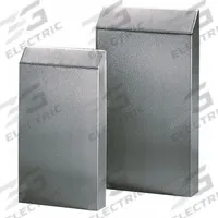 RITTAL Hose-Proof Hood: Food Industry, Carbon Steel, 9.06 in x 1.57 in (MPN 3237085). Key specifications — Finish: Powder Coated; Brand: RITTAL; Accessory Type: Hose-Proof Hood; Application: Food Industry; Material: Carbon Steel.