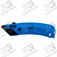 PACIFIC HANDY CUTTER, INC Safety Knife: 5 1/2 in Overall Lg, Plain, 1 1/2 in Overall Wd, Plastic (MPN EZ4). Key specifications — attr307884: Quick-Change; attr307885: Steel Blunt Tip; attr307882: Blue; attr307878: Plain; attr307881: Plastic; attr324892: PACIFIC HANDY CUTTER, INC.