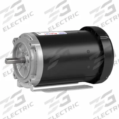LEESON General Purpose Motors: C-Face/Universal Mount, Totally Enclosed Fan Cooled - Leeson Flex-In-1 3-Phase General Purpose AC Motors