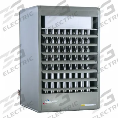 MODINE Gas Wall and Ceiling Unit Heater: 400,000 BtuH Heating Capacity Input, Propeller - Standard-Profile Suspended Gas Wall & Ceiling Unit Heaters