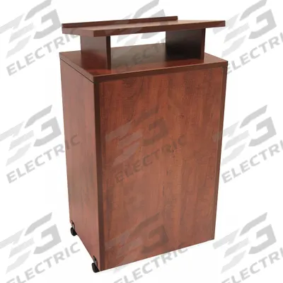 REGENCY Lectern: Cherry, Laminate, 44 in Overall Ht, 24 in Overall Wd, 18 in Overall Dp - Lecterns