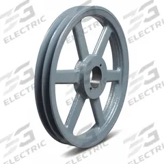 APPROVED VENDOR V-Belt Pulley: 2BK190, 2 Groove, 18.75 in OD, Bushed Bore, H/QT, Cast Iron. Key specifications — Pulley Industry Number: 2BK190; Pitch Diameter: 18.4 in (5L, B); For Belt Section (broad, with similar types): 4L, A, or AX.