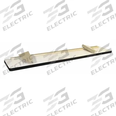 PRO-LINE Cantilever Shelf: 60 in Overall Wd, 12 in Overall Dp, Beige, Steel, ESD Laminate - Shelves for Workbenches