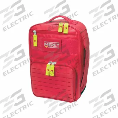 MERET USA Backpack: 18 1/2 in L x 13 in W x 10 1/2 in D, Tarpaulin, Red, 11-20 in/21-30 in - Medical Backpacks
