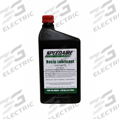 SPEEDAIRE Compressor Oil: 1 qt, Bottle, 100 ISO Viscosity Grade - Air Compressor Oils