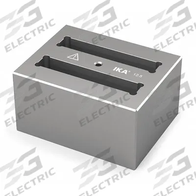 IKA Dry Block: Anodized Aluminum, 3 3/4 in Overall Wd, 3 in Overall Lg - Dry Bath Blocks