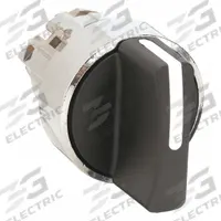 SCHNEIDER ELECTRIC Short-Handled Selector Switch: 22 mm Panel Mount Size, 3 Positions, Series XB4 (MPN ZB4BD8). Key specifications — Action: Maintained/Maintained/Momentary; Cam: No Cam Included; Brand: SCHNEIDER; Switch Bezel Material Type: Metallic.