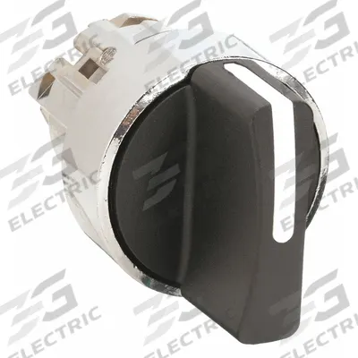 SCHNEIDER Short-Handled Selector Switch: 22 mm Panel Mount Size, 3 Positions - Selector-Switch Operators