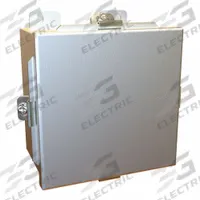 HAMMOND Enclosure: Aluminum, 6 in x 6 in x 4 in, NEMA 12/13/4/4X, w/Panel, Solid Cover, Clamp On (MPN 1414N4ALE). Key specifications — Brand: HAMMOND; Closure Method: Clamps; Enclosure Material: Aluminum; Knockouts: Not Included; Includes Inner Panel: with Inner Panel Included.