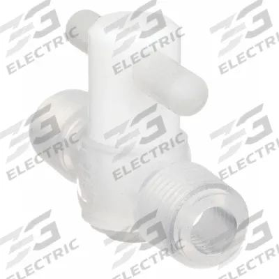 Parker Stopcock: For Corrosive Chemicals Media, 2-Way, 1/4 in Pipe Size, PFA, MNPT x MNPT - High-Purity Plug Valves